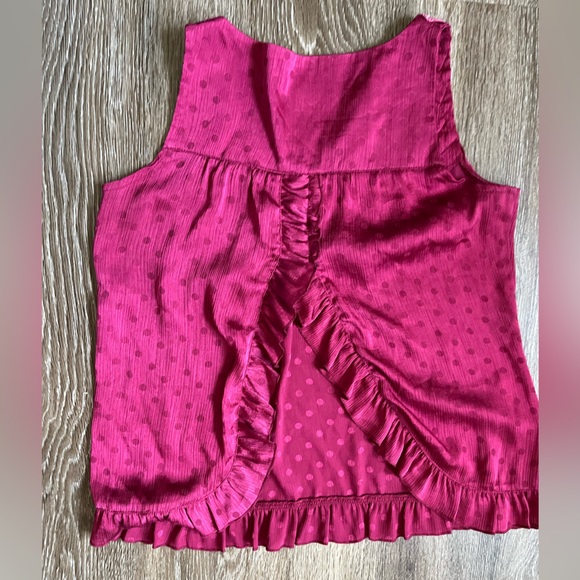 T Bleu sleeveless blouse size small - Picture 2 of 5